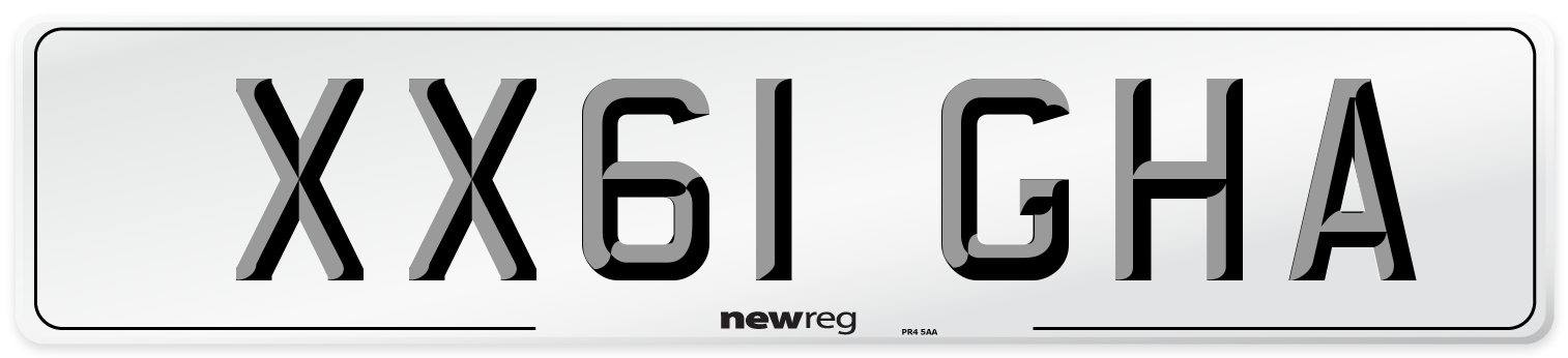 XX61 GHA Number Plate from New Reg